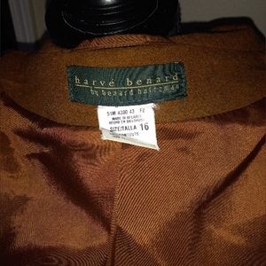 Vintage Long brown coat with hood